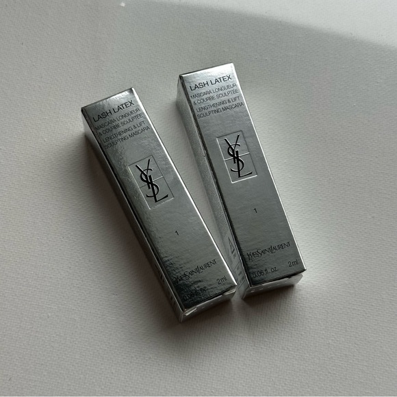 2 x YSL Beauty LASH LATEX MASCARA LENGTHENING & SCULPTING MASCARA in Black - Picture 2 of 6